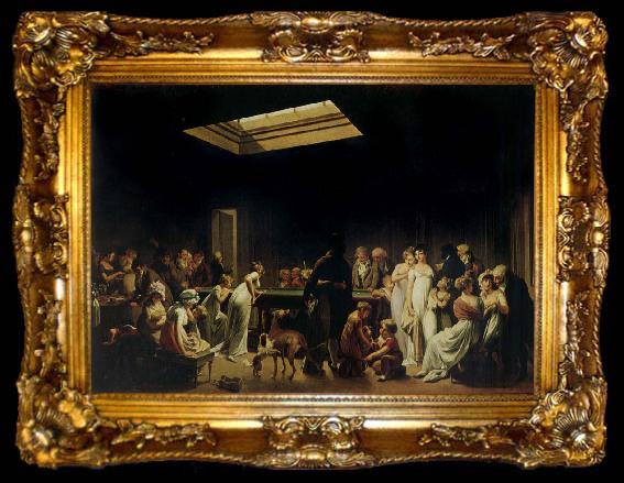 framed  Louis Leopold  Boilly Billards, ta009-2